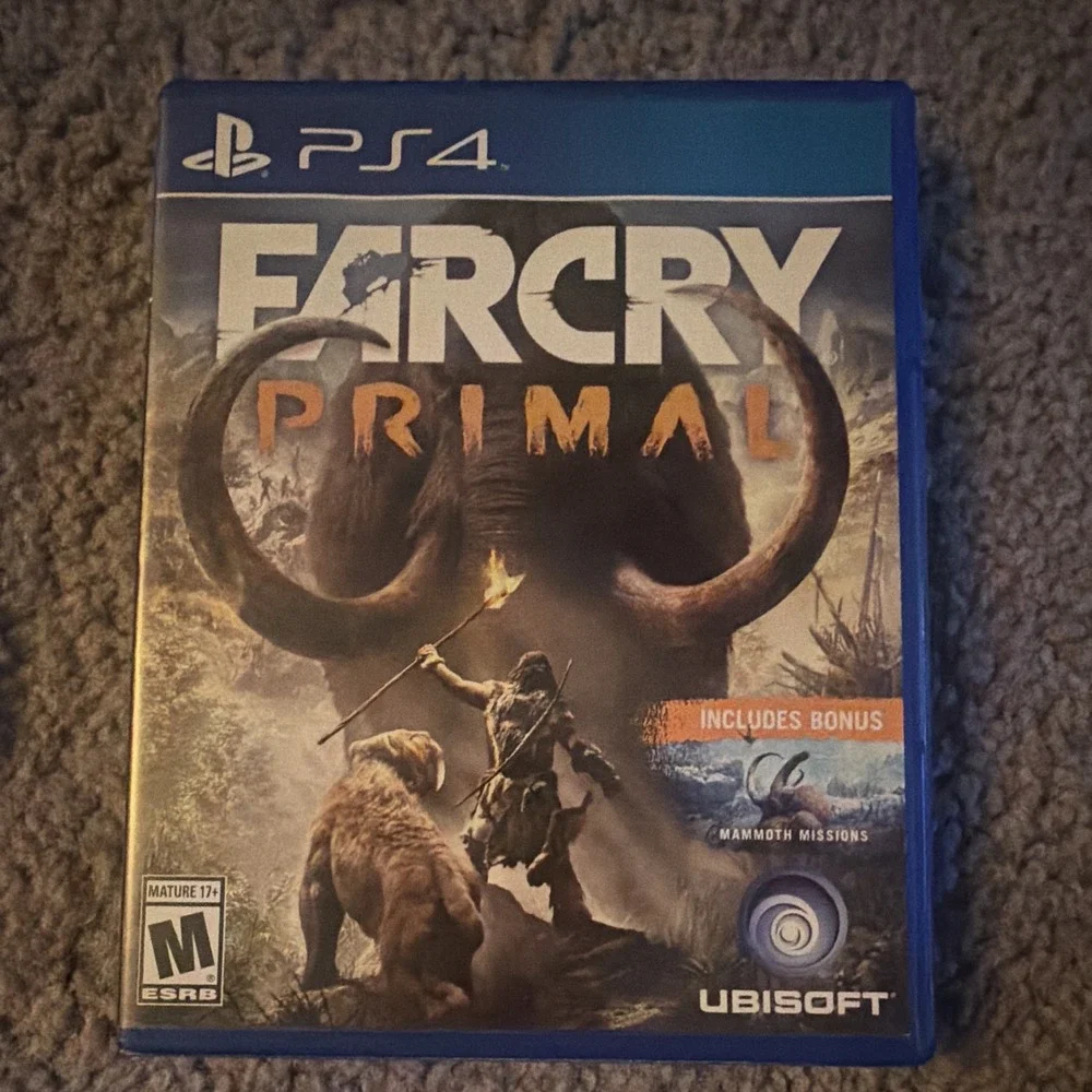 Far Cry 5 + Far Cry Primal PS4 Game Lot Bundle Complete Ubisoft PlayStation 4